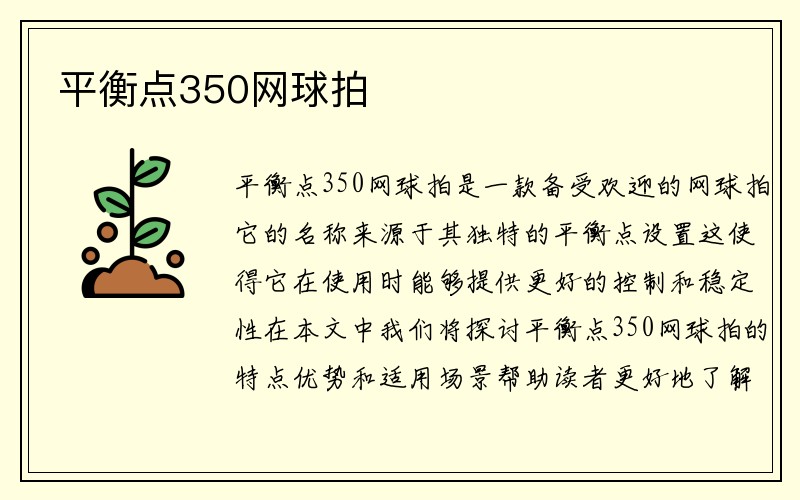 平衡点350网球拍